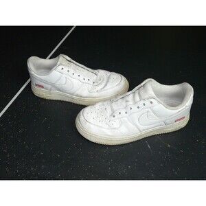 Nike Air Force 1 Low Supreme White - Youth / Men's 5.5 - Women's 7 | CU9225-100